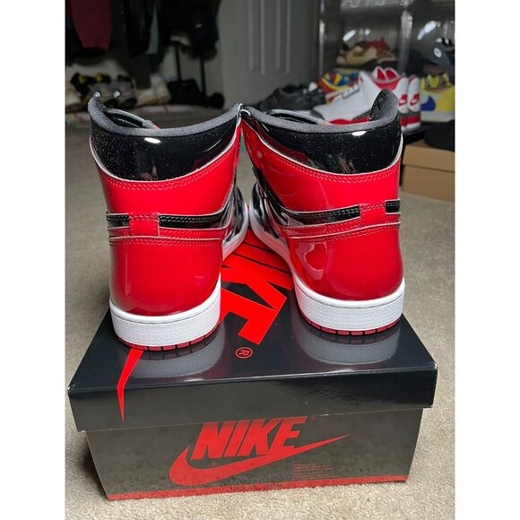 Size 10.5 - Jordan 1 Retro OG High Patent Bred NEW! FAST! main image 7